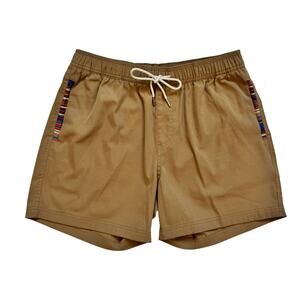Wowie Sapien Casual Shorts Tan Men's Large 5" Inseam Outdoor Gorpcore Desertcore
